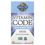 Vitamin Code 50 & Wiser Men - 240 vcaps - Garden of Life