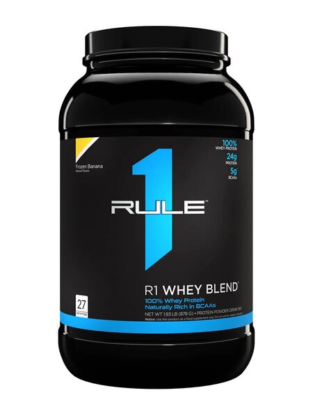 R1 Whey Blend, Frozen Banana - 878 grams - Rule One