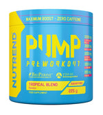 Pump Pre-Workout, Tropical Blend - 225 grams - Nutrend