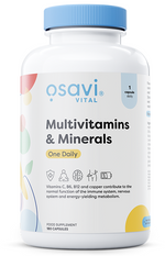 Multivitamins & Minerals One Daily - 180 caps - Osavi
