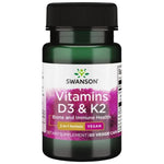 Vitamins D3 & K2, 50mcg & 75mcg - 60 vcaps - Swanson
