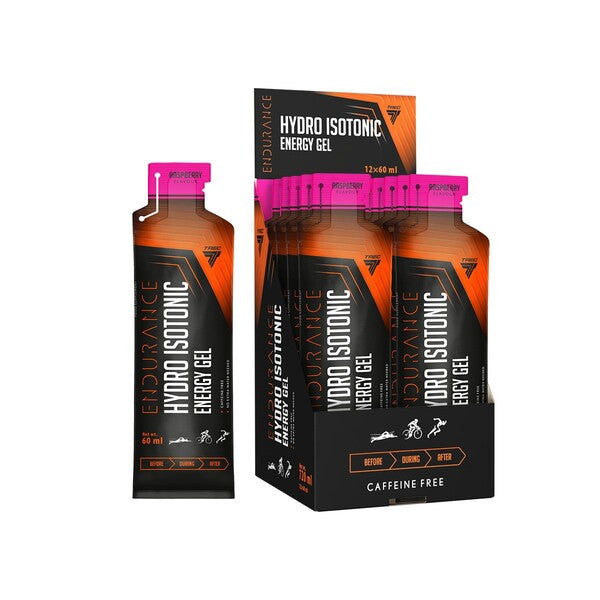 Endurance Hydro Isotonic Energy Gel, Raspberry - 12 x 60 ml. - Trec Nutrition