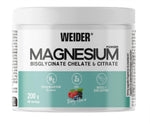 Magnesium Bisglycinate Chelate & Citrate, Berry - 200 grams - Weider