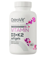 Vitamin D3 + K2 - 90 softgels - OstroVit