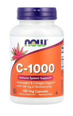 Vitamin C-1000 with 100mg Bioflavonoids - 100 vcaps - NOW Foods