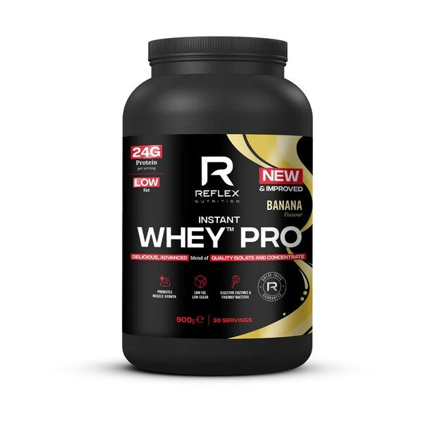 Instant Whey PRO, Banana - 900 grams - Reflex Nutrition