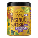 100% Peanut Butter, Crunchy - 1000 grams - OstroVit