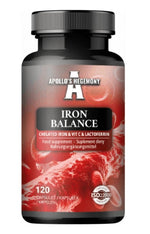 Iron Balance Chelated Iron & Vit C & Lactoferrin - 120 caps - Apollo's Hegemony