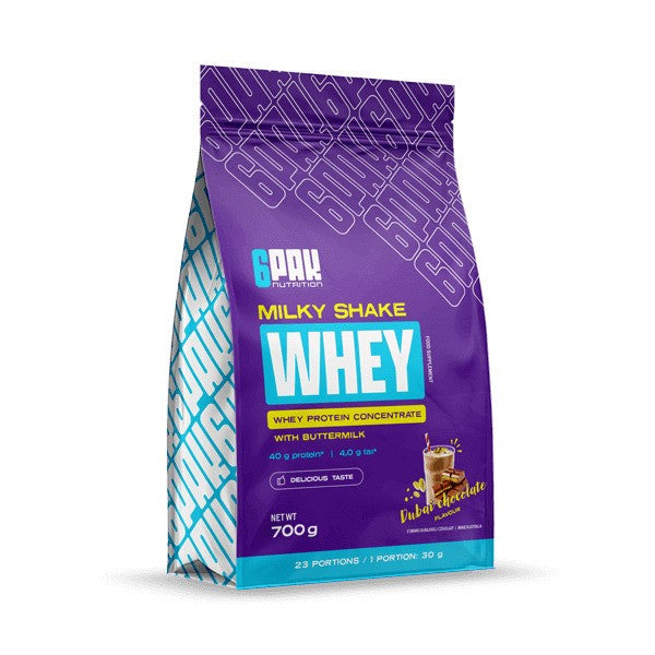 Milky Shake Whey, Dubai Chocolate - 700 grams - 6PAK