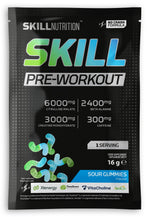 Skill Pre-Workout, Sour Gummies - 16-16.5 grams (1 serving) - Skill Nutrition