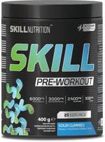 Skill Pre-Workout, Sour Gummies - 400-412 grams - Skill Nutrition