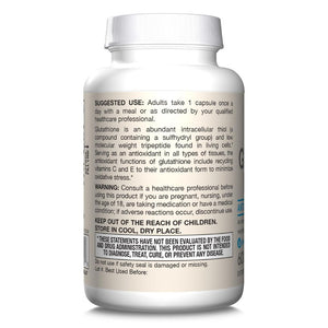 Jarrow Formulas Glutationas sumažintas 500 mg - 60 kapsulių