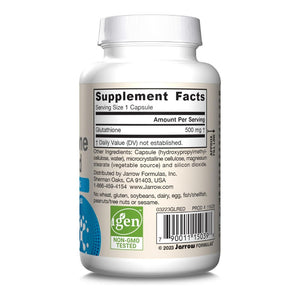 Jarrow Formulas Glutationas sumažintas 500 mg - 60 kapsulių
