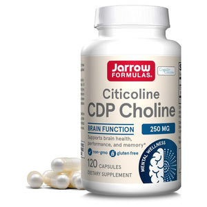 Jarrow Formulas citicolinas (CDP cholinas) 250 mg - 120 kapsulių - Magnis.lt