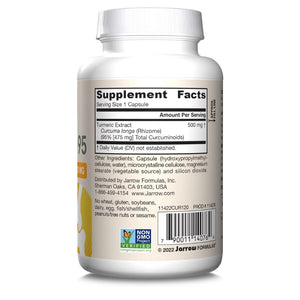 Jarrow Formulas ciberžolė 500 mg - 120 kapsulių - Magnis.lt