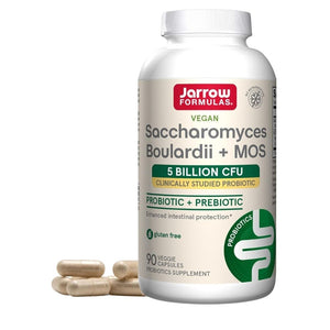 Jarrow Formulas Saccharomyces Boulardii Plus MOS - 90 kapsulių