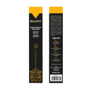 Bilovit natūralios aromatinės smilkalų lazdelės Night Jasmine - 40 g