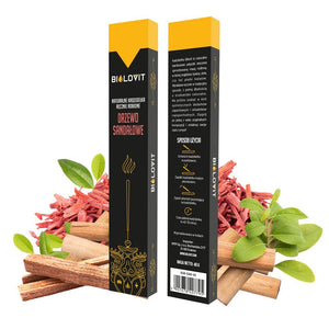 Bilovit natūralios aromatinės smilkalų lazdelės Sandalwood - 40 g