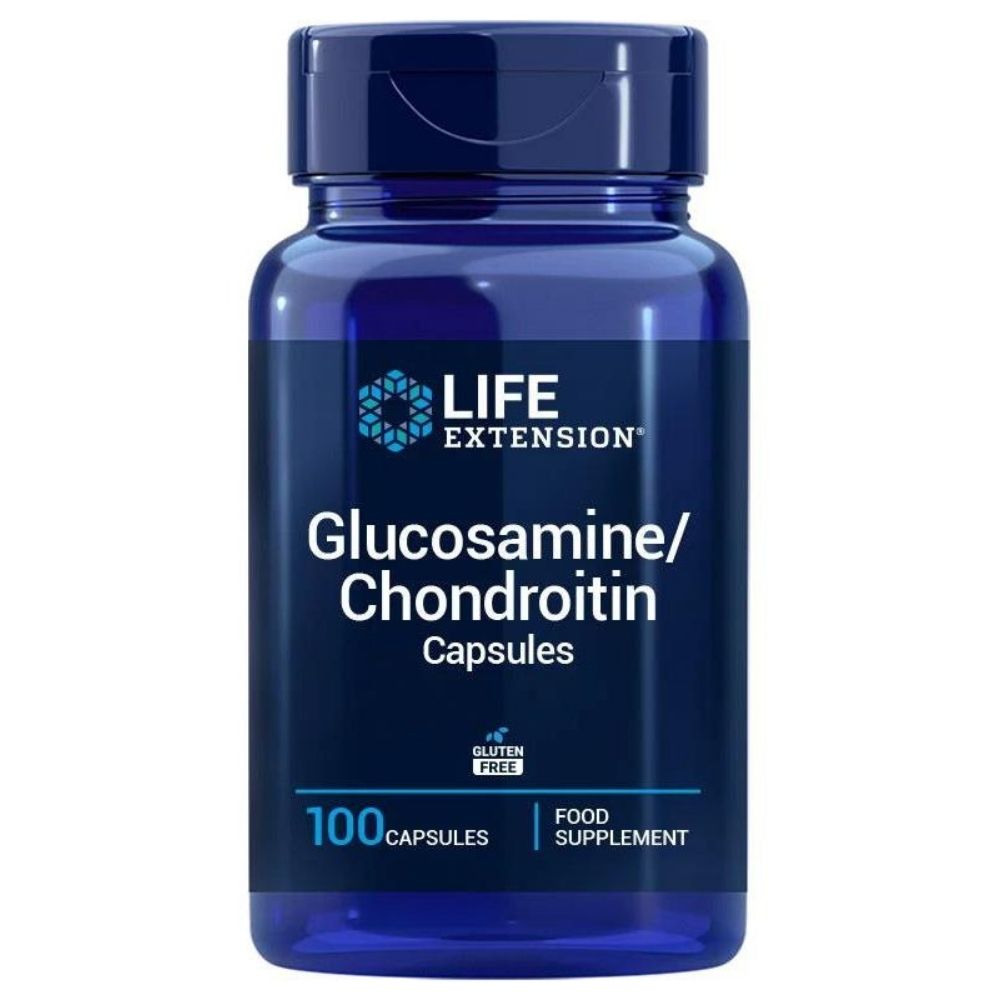 Life Extension Gliukozaminas Chondroitinas - 100 kapsulių
