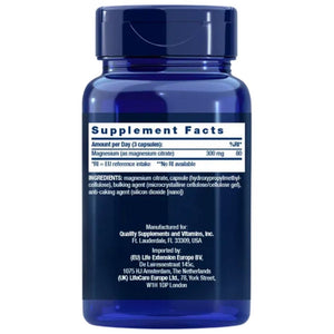 Life Extension Magnis (citratas) 100 mg - 100 kapsulių
