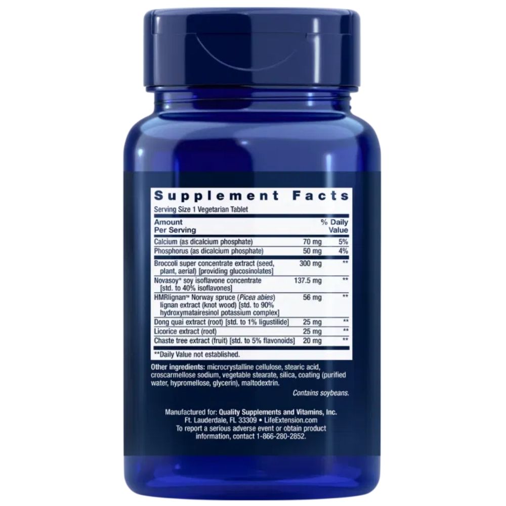Life Extension estrogenas moterims - 30 tablečių