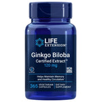 Life Extension Ginkgo Biloba (Ginkgo biloba) 120 mg - 365 kapsulės