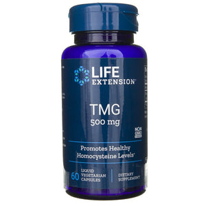 Life Extension TMG 500 mg - 60 kapsulių - Magnis.lt