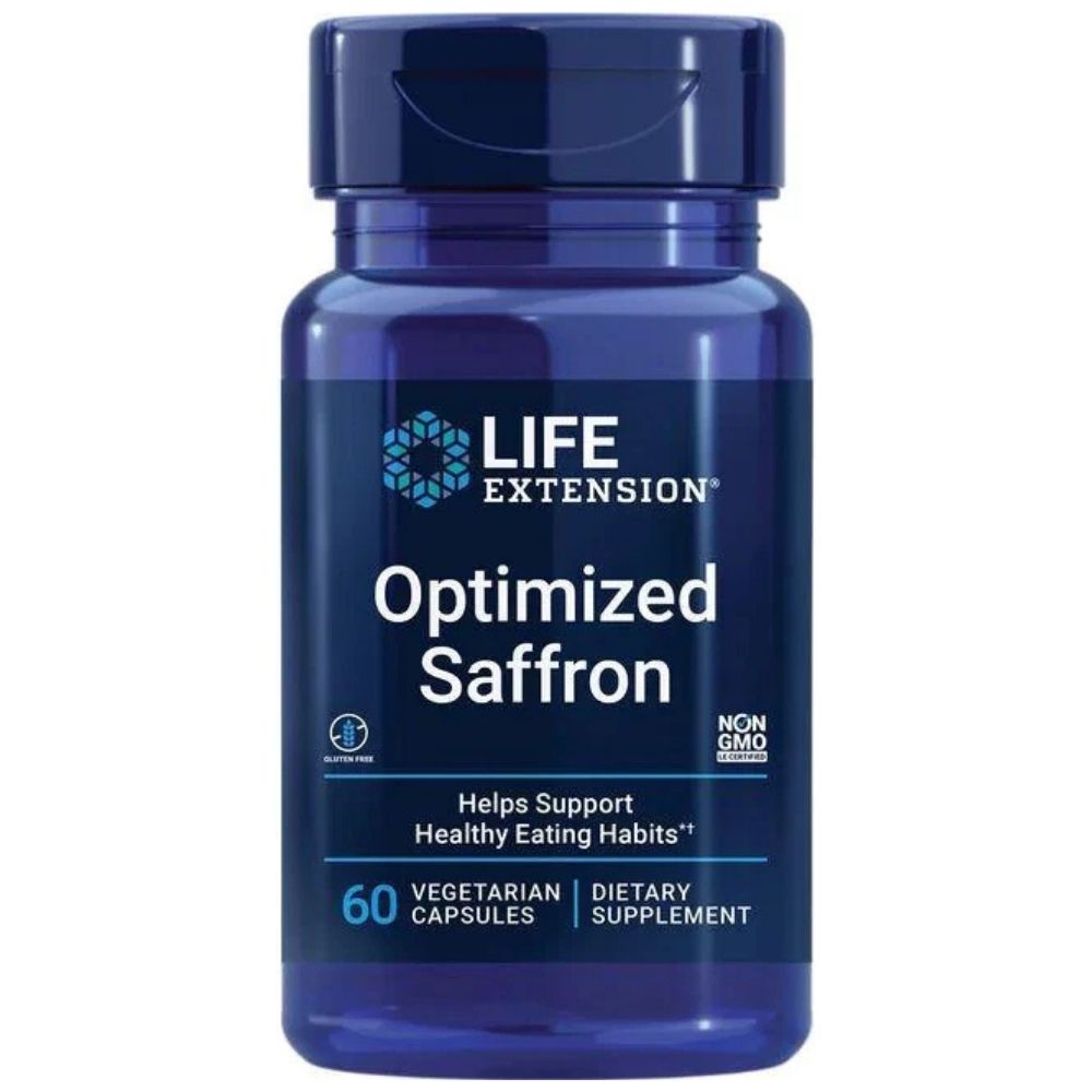 Life Extension šafranas 88,25 mg - 60 kapsulių