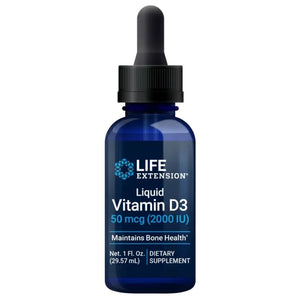 Life Extension vitamino D3 2000 TV lašai - 29,57 ml