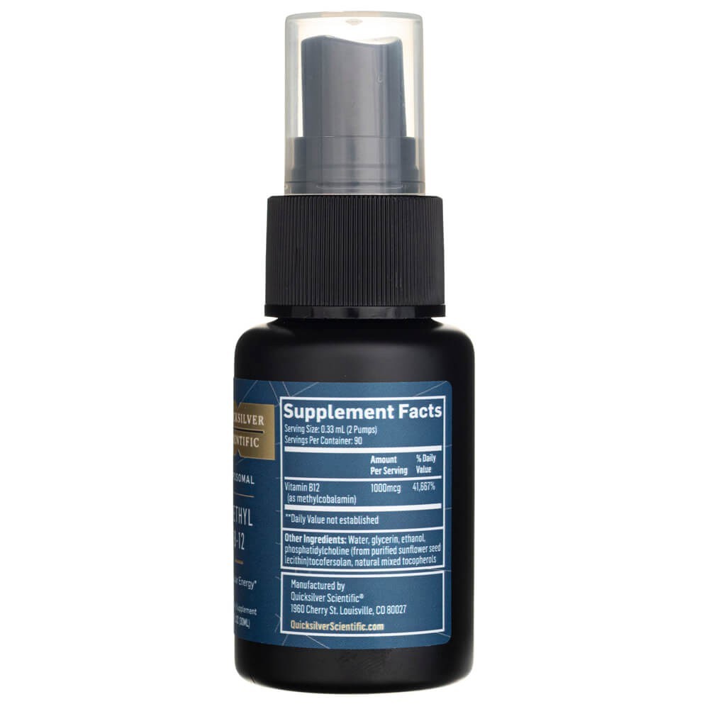Quicksilver liposominis metilo B-12 - 30 ml