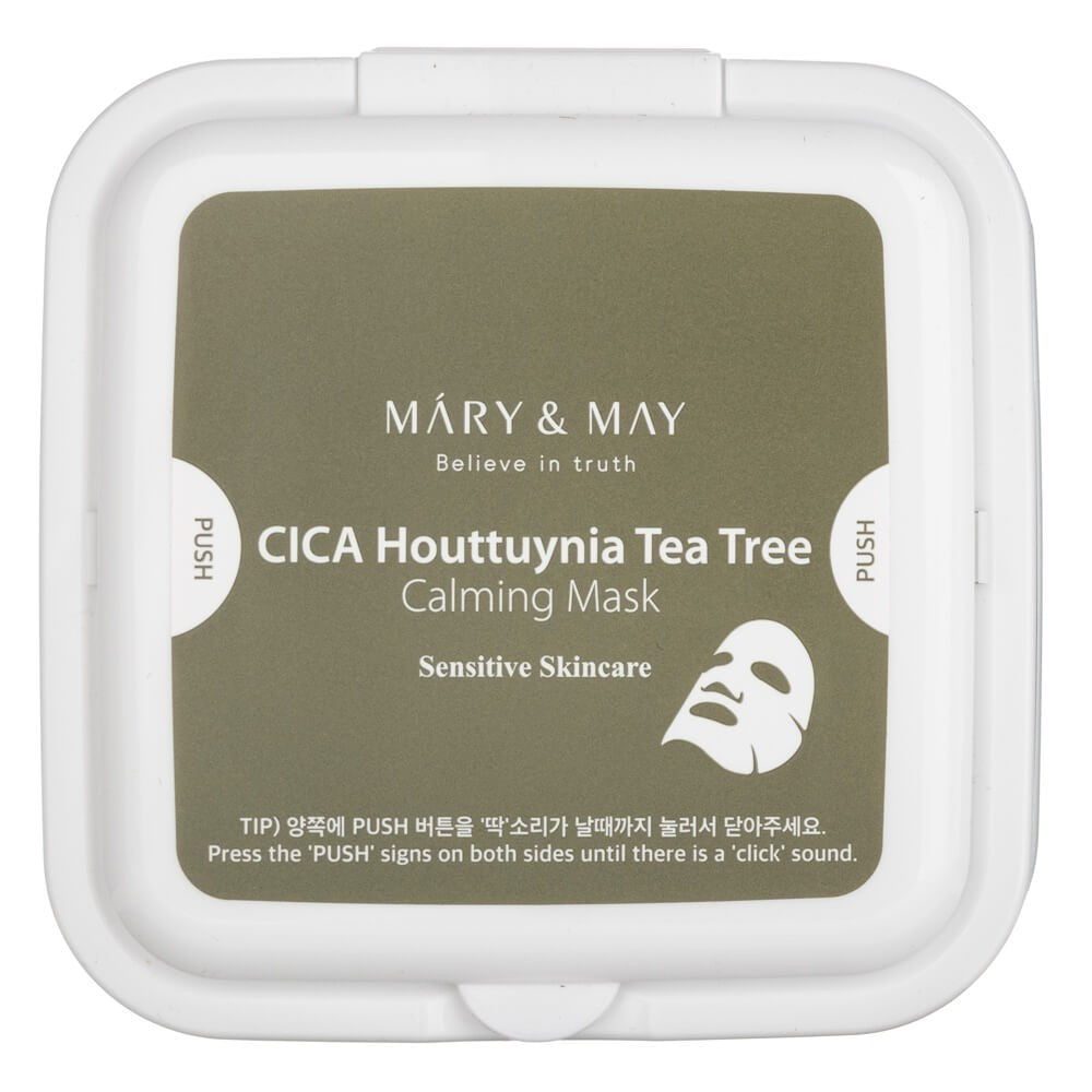 Mary&May CICA Houttuynia arbatmedžio raminamoji kaukė - 30 vnt.