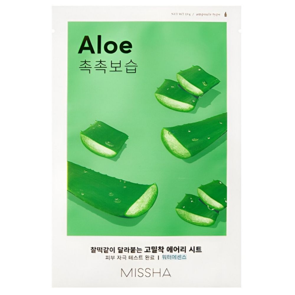 Missha Aloe Vera lakštinė kaukė - 1 vnt.