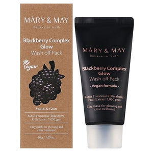 Mary&May švytinti molio kaukė Blackberry Complex Glow - 30 g
