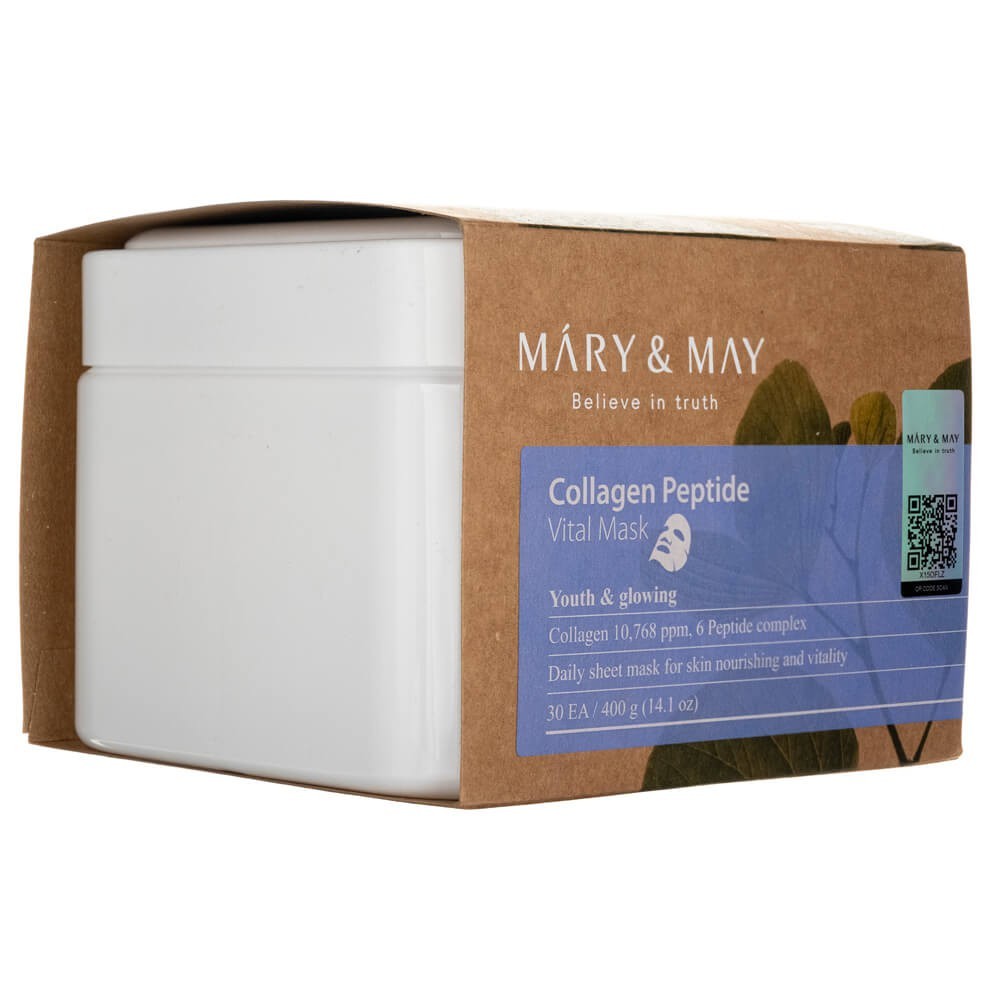 Mary&May kolageno peptidų kaukė - 30 vienetų