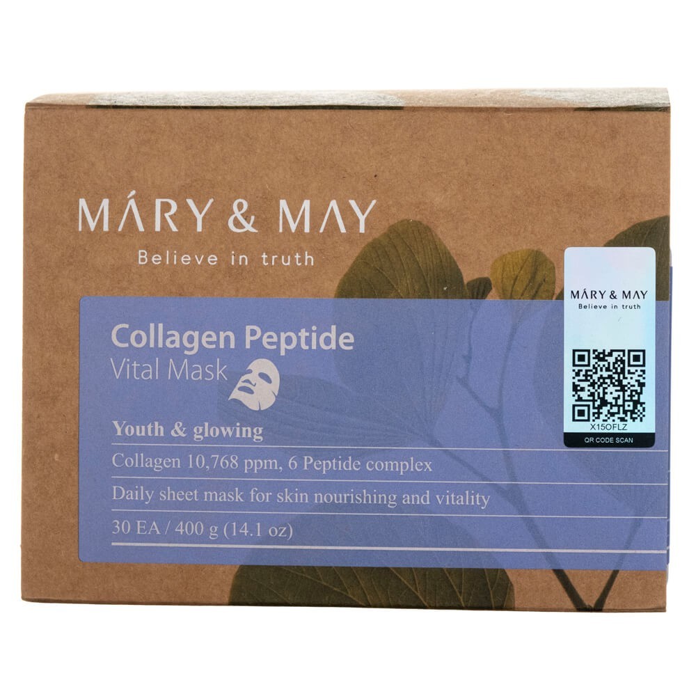 Mary&May kolageno peptidų kaukė - 30 vienetų
