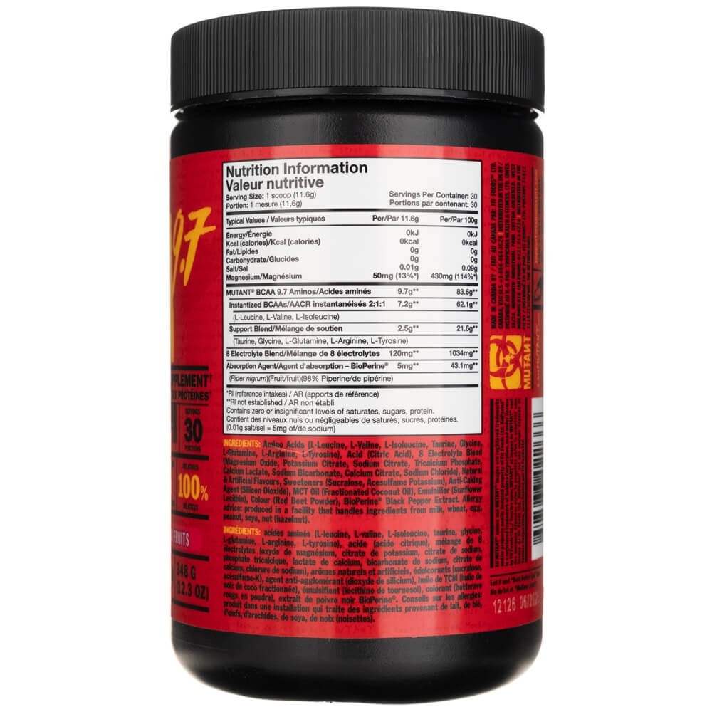 PVL BCAA 9,7, vaisių punšas - 348 g