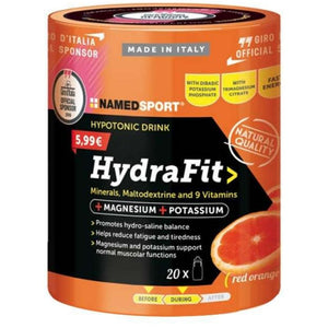 Namedsport HydraFit, Hipotoninis gėrimas, apelsinas - 400 g - Magnis.lt