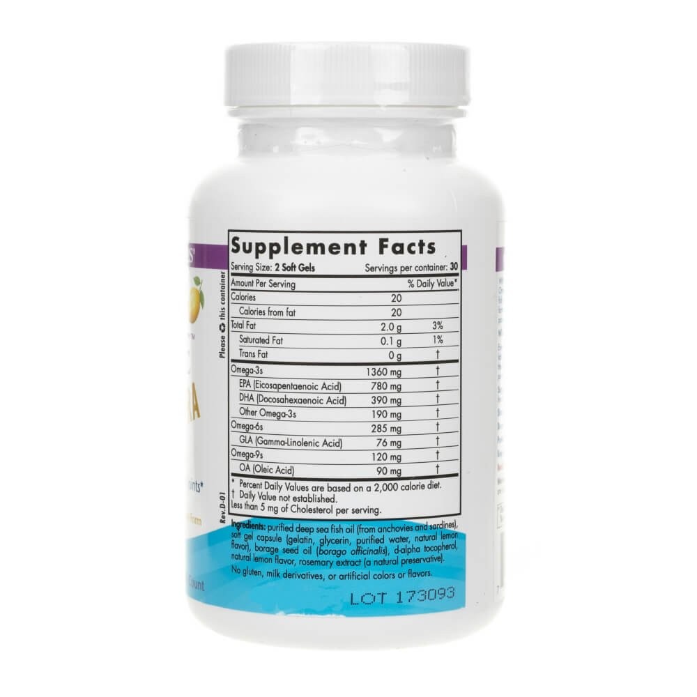 Nordic Naturals Complete Omega Xtra - 60 minkštųjų kapsulių - Magnis.lt