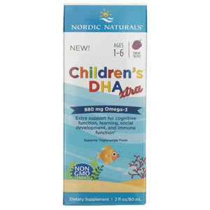 Nordic Naturals DHA Xtra vaikams, uogų skonio - 60 ml - Magnis.lt