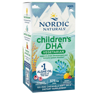 Nordic Naturals DHA vaikamsetarian - 120 mini kapsulių