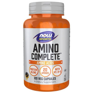 Now Foods Sports Amino Complete, Aminorūgščių kompleksas - 120 kapsulių