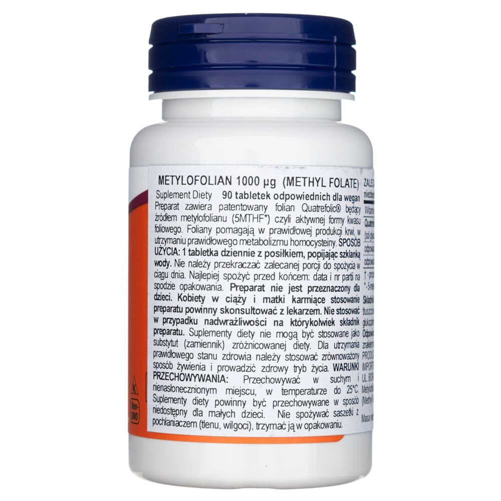 Now Foods metilo folio rūgšties 1000 mcg - 90 tablečių
