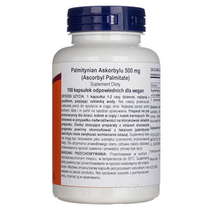 Now Foods askorbilo palmitatas 500 mg - 100 kapsulių