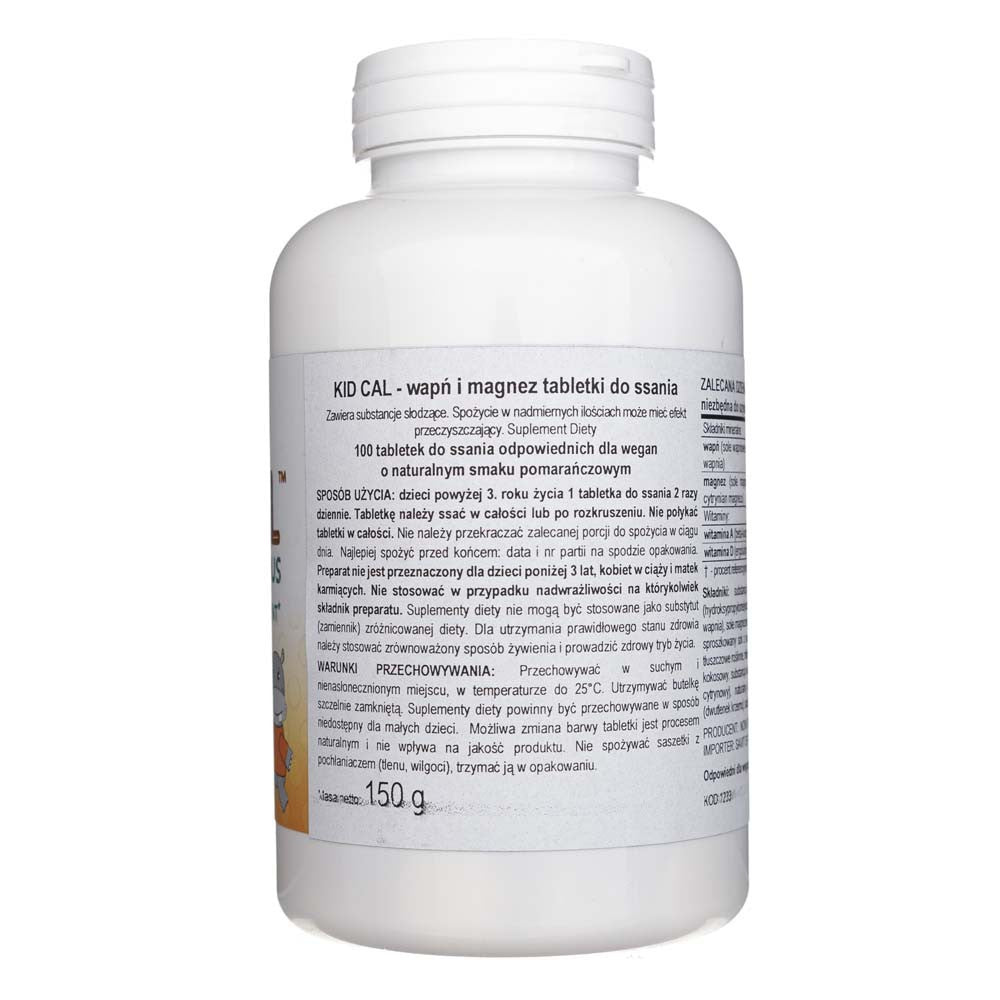 Now Foods Kid Cal Chewables - 100 tablečių