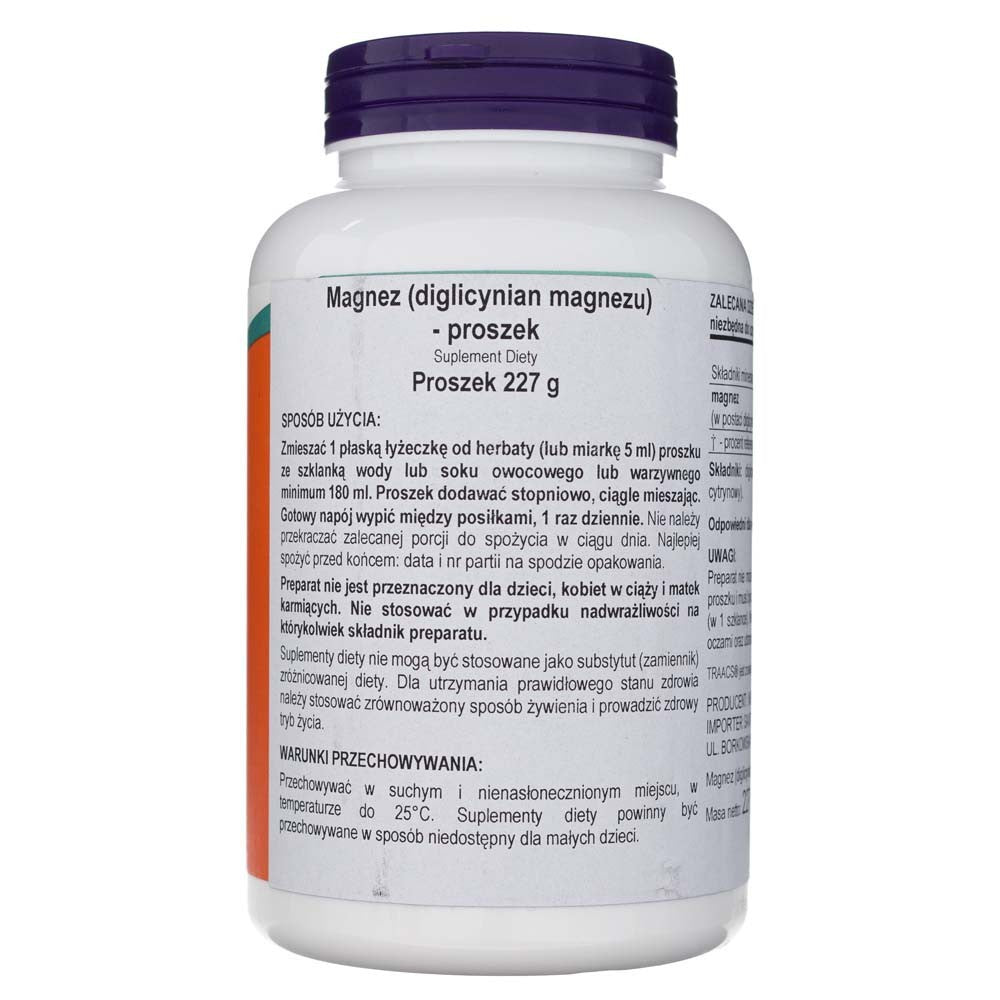 Now Foods magnio bisglicinato milteliai - 227 g