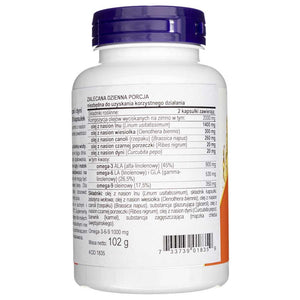 Now Foods Omega 3-6-9 1000 mg - 100 minkštųjų gelių - Magnis.lt
