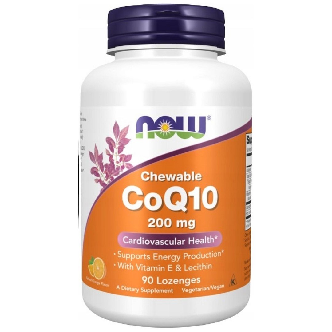 Now Foods CoQ10 (Kofermentas Q10) 200 mg - 90 tablečių