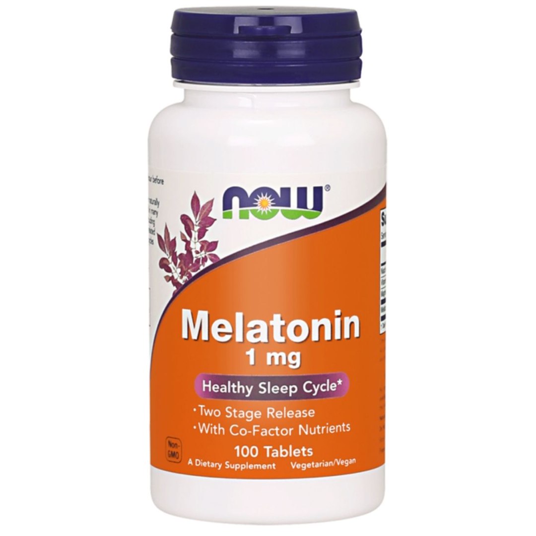Now Foods Melatonin 1 mg - 100 tablečių