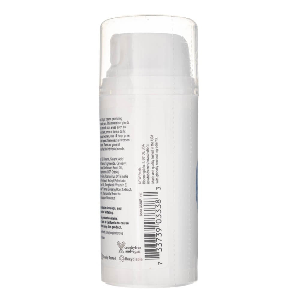 Now Solutions natūralus progresteronas su laukiniais erškėčiais, kremas - 85 g