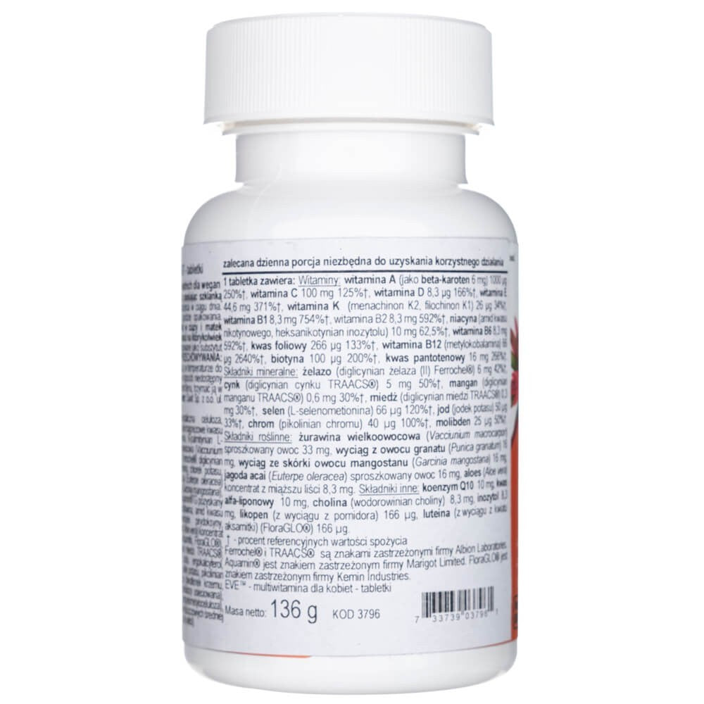 Now Foods EVE daugkartinis vitaminas moterims - 90 tablečių - Magnis.lt